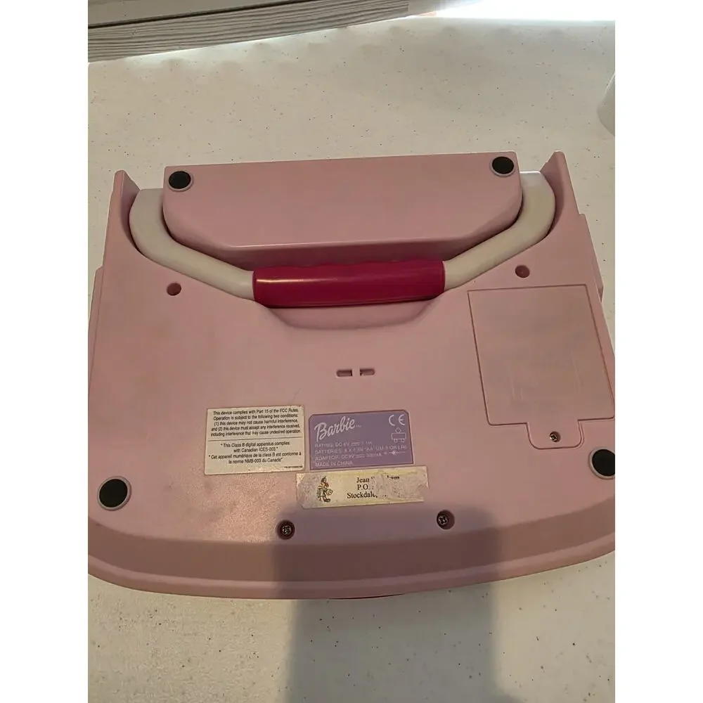 Barbie B-Book Laptop Educational Toy Vintage
